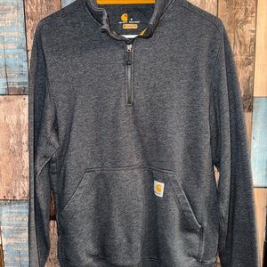 Carhartt Gray Half-Zip Sweatshirt